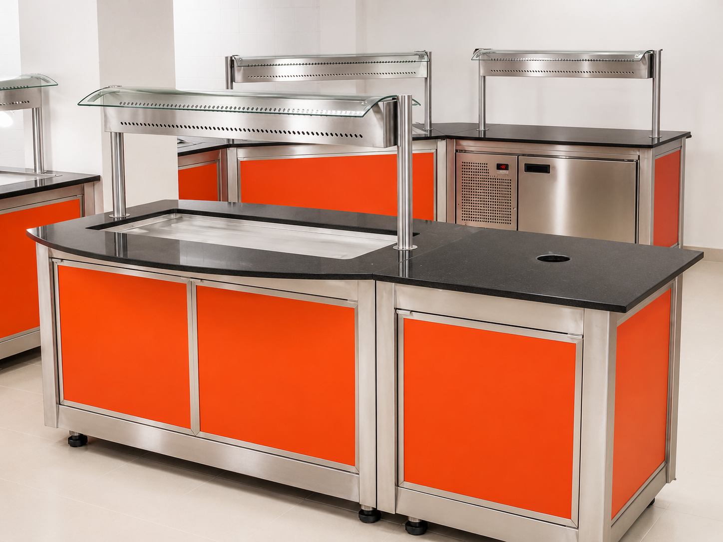 Proyecto Tecnofred: Laboratorio Casasco, comedor, otra vista